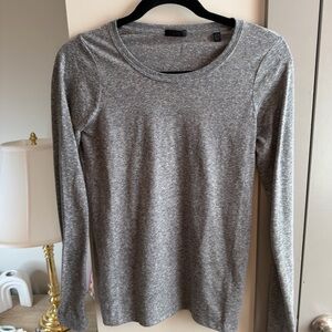ATM Gray Long Sleeve Women's Top